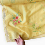 The Linen Story Fabric fabric Soft Yellow Linen Fabric