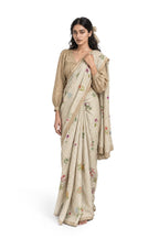 The Linen Story Saree Saree Sandstone Linen Saree