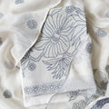Threads of Mul Unstitched Suit Unstitched Suit Pure Silver Tissue Suit Set