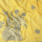 Threads of Mul Unstitched Suit Unstitched Suit Summer Yellow Chanderi Suit Set