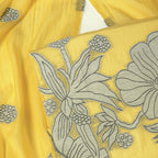 Threads of Mul Unstitched Suit Unstitched Suit Summer Yellow Chanderi Suit Set