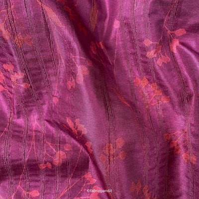 Tussar Silk Kurta Set Cut Piece (CUT PIECE) Soft Magenta Digital Printed Tussar Silk Fabric (Width 44 Inches)