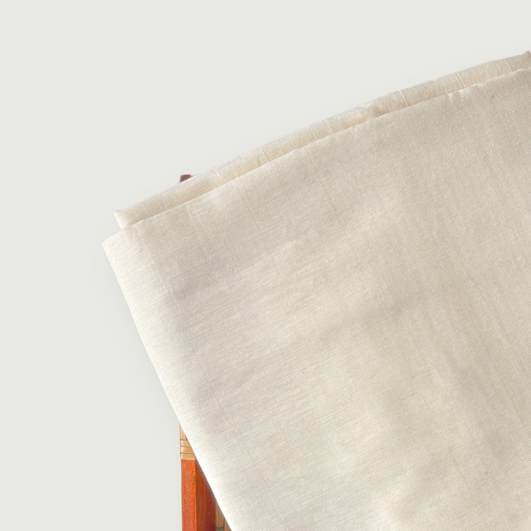 Tussar Silk Kurta Set Kurta Set Champagne Gold Woven Tussar Silk Kurta Fabric (3 Meters) | And Cotton Pyjama (2.5 Meters) | Unstitched Combo Set