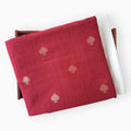 Woven Kurta Set Kurta Set Auburn Red Mul Chanderi Kurta Set
