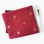 Woven Kurta Set Kurta Set Auburn Red Mul Chanderi Kurta Set