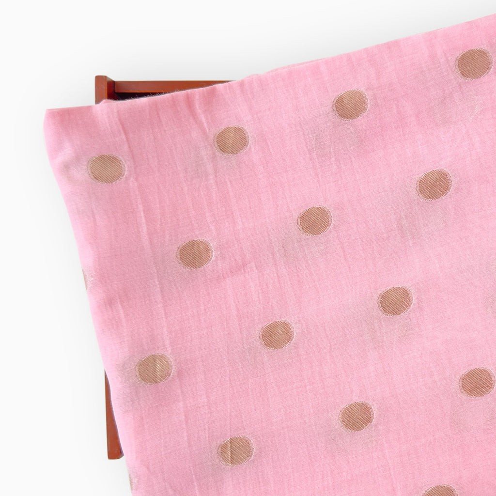Woven Kurta Set Kurta Set Bright Pink Mul Chanderi Kurta Set