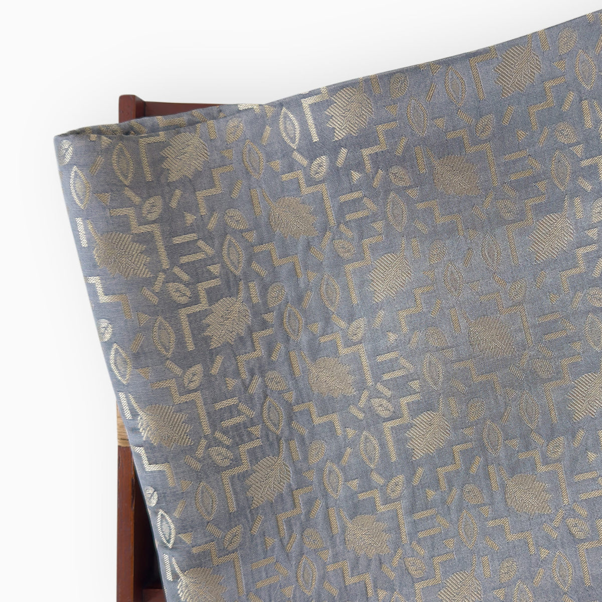 Woven Kurta Set Kurta Set Imperial Silver Banarasi Silk Kurta Set
