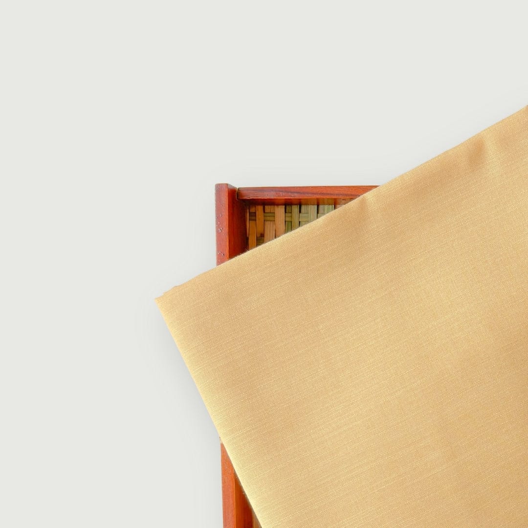 Woven Kurta Set Kurta Set Light Orange Woven Blended Cotton Kurta Fabric (3 Meters) | And Cotton Pyjama (2.5 Meters) | Unstitched Combo Set