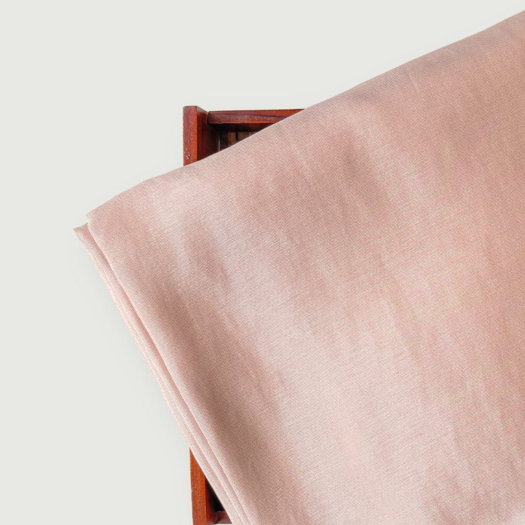 Woven Kurta Set Kurta Set Rose Gold Woven Blended Tissue Kurta Fabric (3 Meters) | And Cotton Pyjama (2.5 Meters) | Unstitched Combo Set