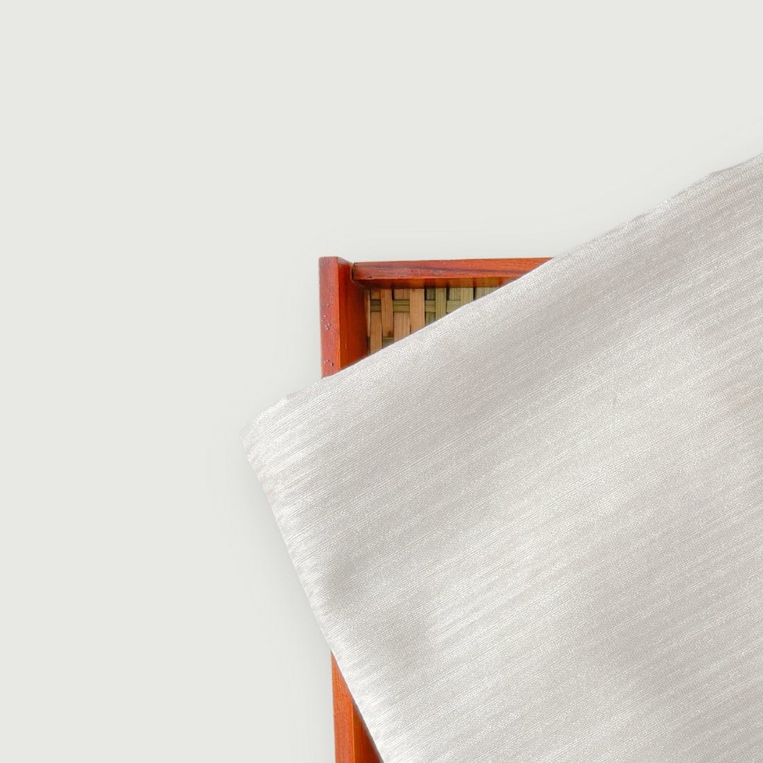 Woven Kurta Set Kurta Set Silver Textured Woven Tissue Kurta Fabric (2.5 Meters) | And Cotton Pyjama (2.5 Meters) | Unstitched Combo Set