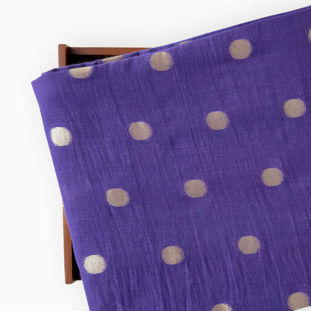 Woven Kurta Set Kurta Set Spanish Violet Mul Chanderi Kurta Set