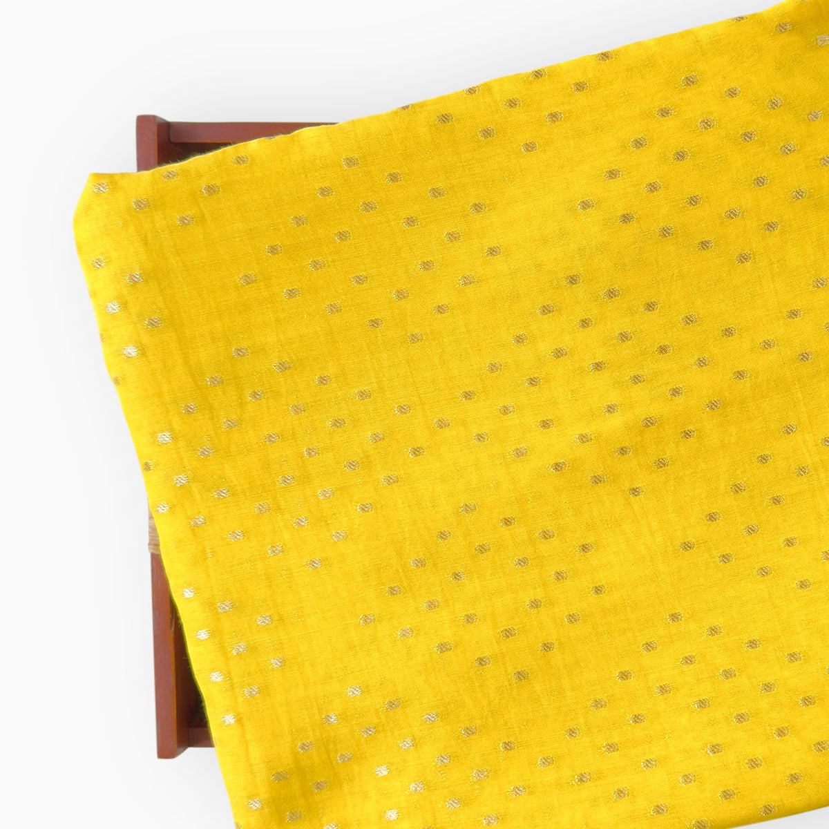 Woven Kurta Set Kurta Set Warm Yellow Mul Chanderi Kurta Set