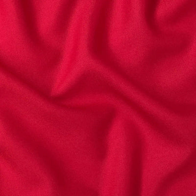 Essentials by Fabric Pandit Fabric Rose Red Color Pure Rayon Fabric
