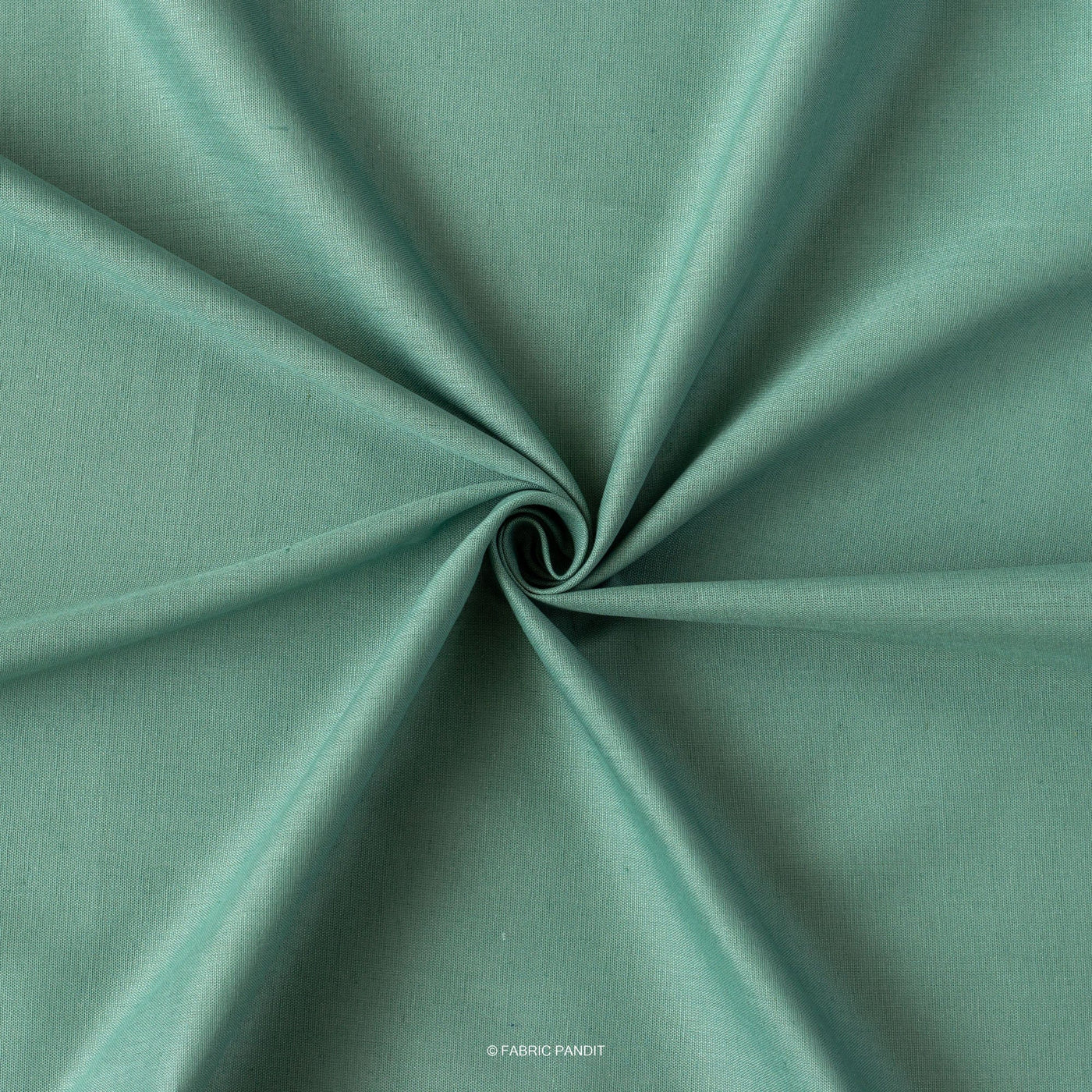 Fabric Pandit Cut Piece 0.25M (CUT PIECE) Aquamarine (Light) Color Pure Cotton Linen Fabric (Width 42 Inches)
