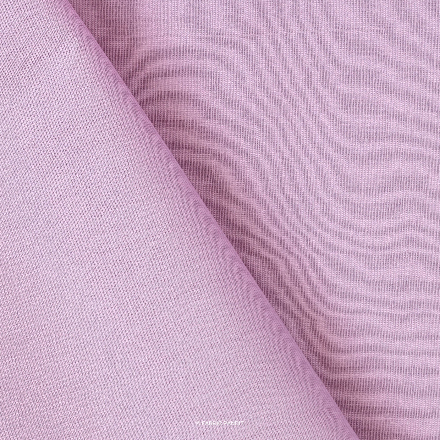 Fabric Pandit Cut Piece 0.25M (CUT PIECE) Thistle Purple Color Pure Cotton Linen Fabric (Width 42 Inches)