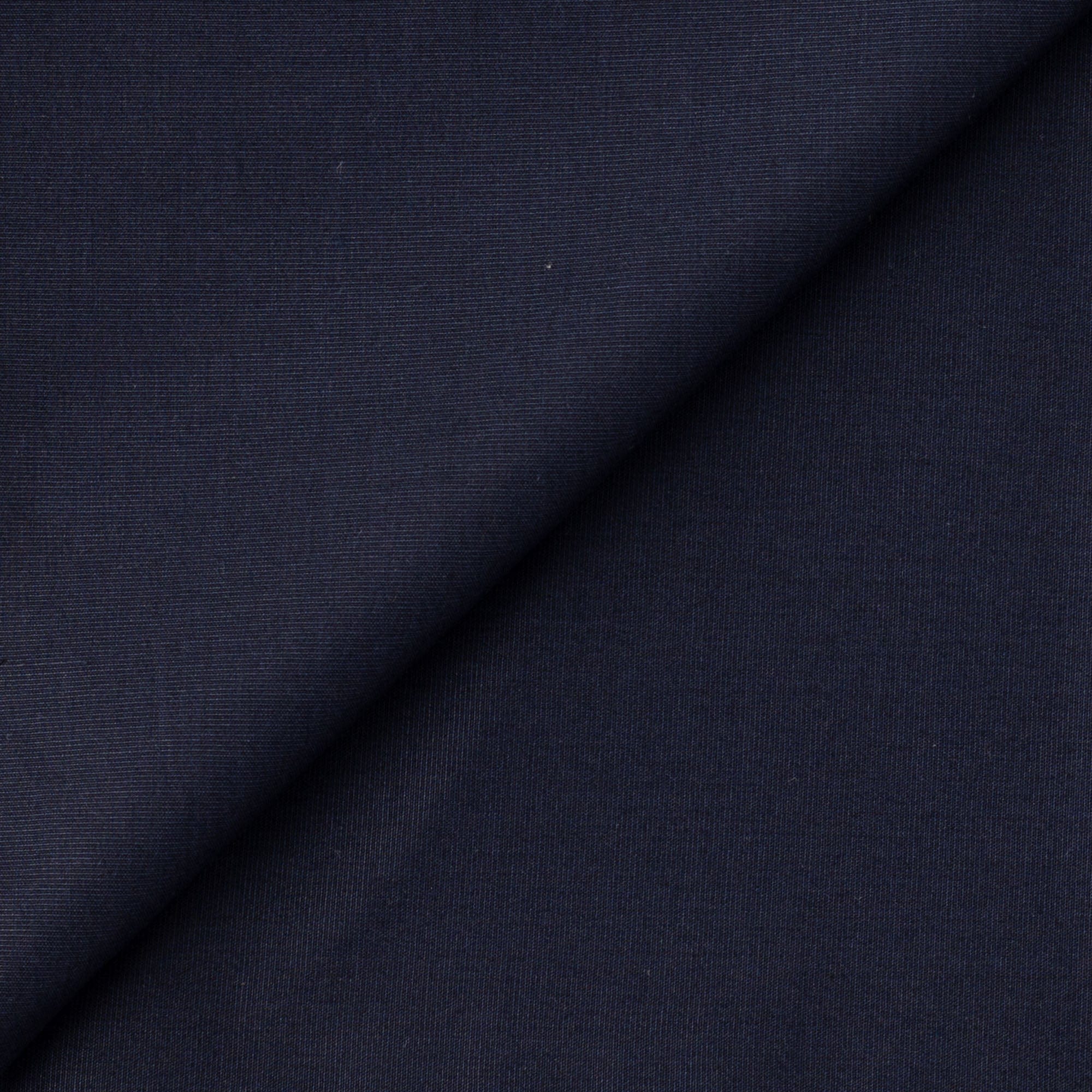 (CUT PIECE) Dark Blue Textured Cotton Men's Shirt Fabric (Width 58 inc ...