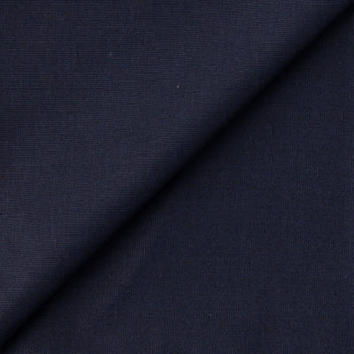 Fabric Pandit Cut Piece 0.50M (CUT PIECE) Dark Blue Textured Cotton Men's Shirt Fabric (Width 58 inch)