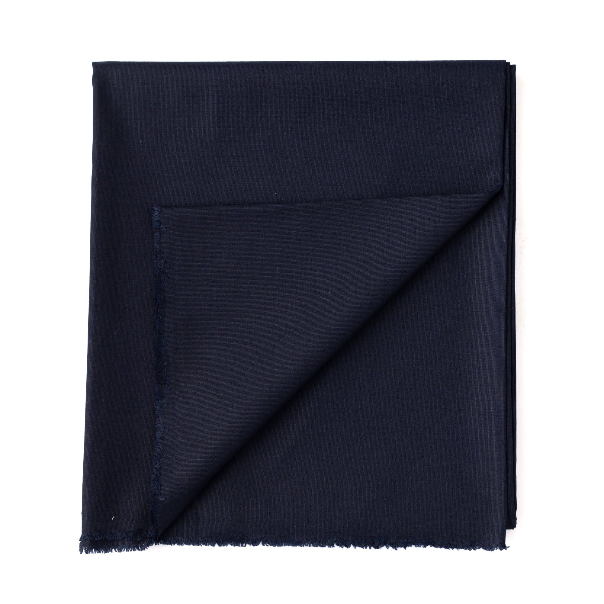 Fabric Pandit Cut Piece 0.50M (CUT PIECE) Dark Blue Textured Cotton Men's Shirt Fabric (Width 58 inch)