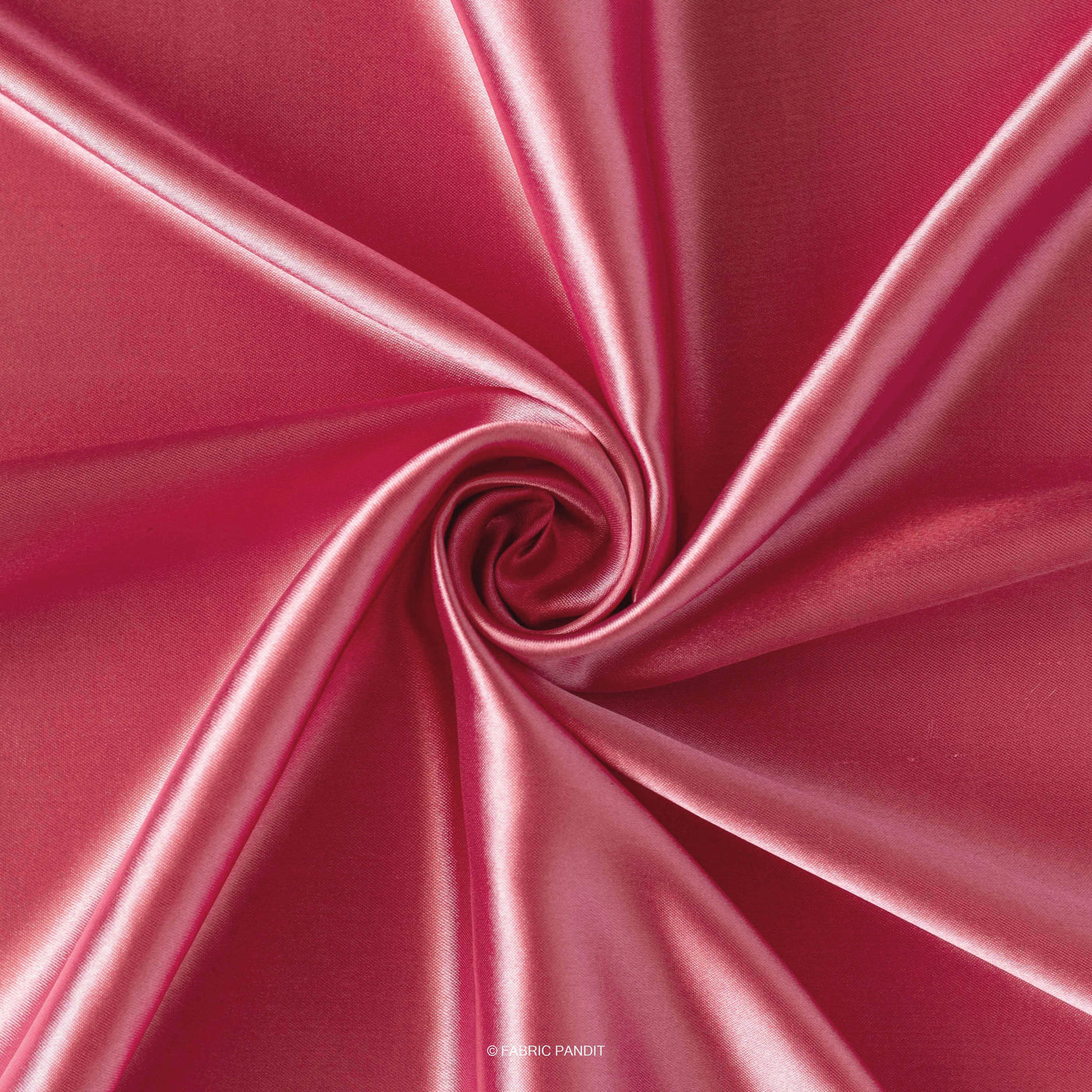 Fabric Pandit Cut Piece 0.50M (CUT PIECE) Dusty Pink Plain Premium Ultra Satin Fabric (Width 44 Inches)