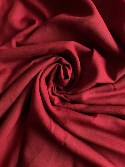 Fabric Pandit Cut Piece 0.75M (CUT PIECE) Crimson Red Color Pure Rayon Fabric