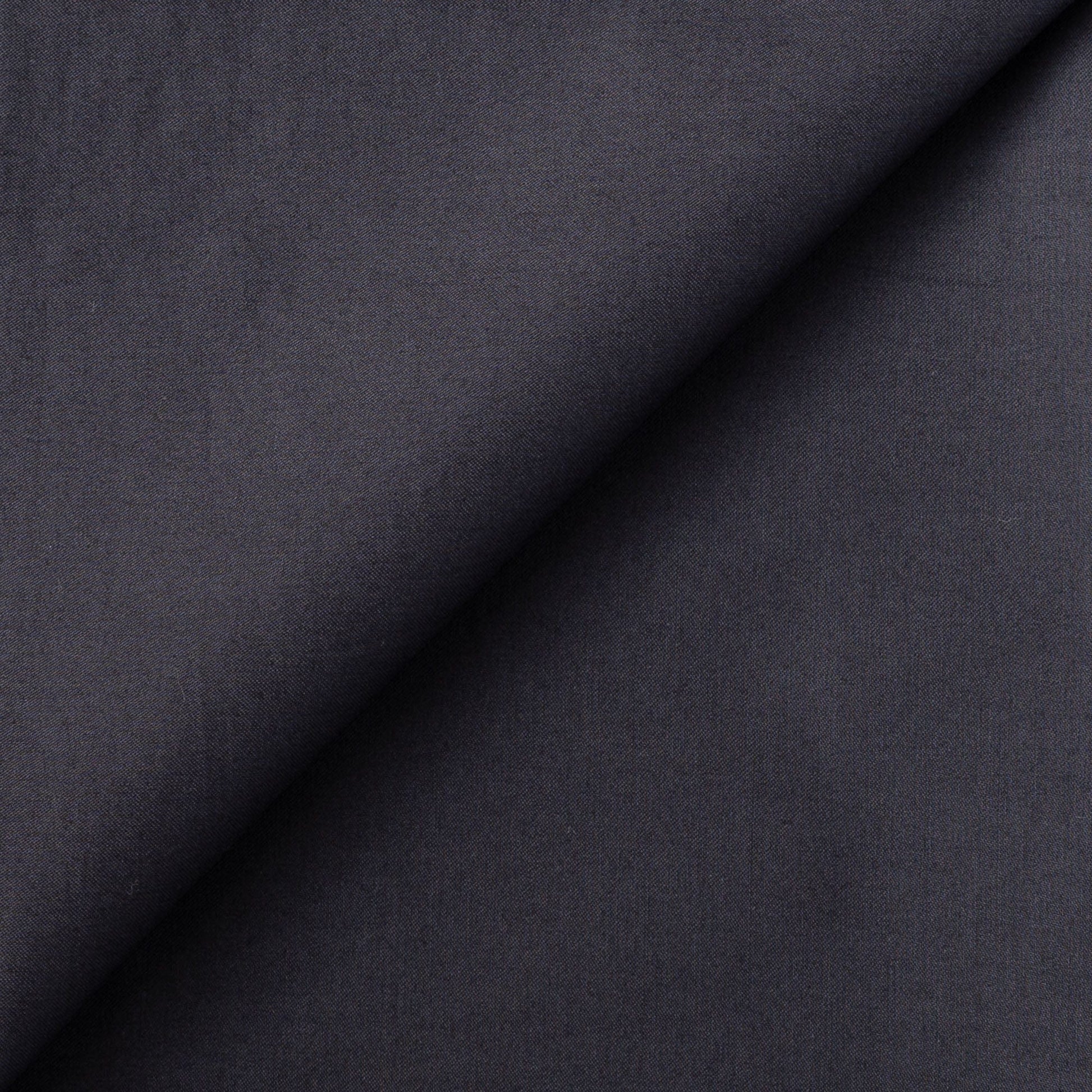 Fabric Pandit Cut Piece 0.75M (CUT PIECE) Dark Grey Premium Egyptian Giza Cotton Men's Shirt Fabric (Width 60 inch)