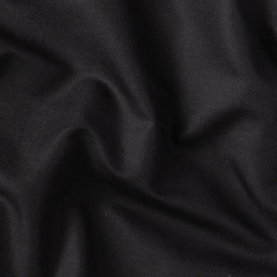Fabric Pandit Cut Piece 0.75M (CUT PIECE) Jade Black Premium Egyptian Giza Cotton Men's Shirt Fabric (Width 60 inch)