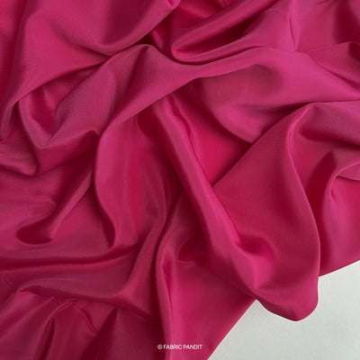Fabric Pandit Cut Piece 0.75M (CUT PIECE) Mulberry Color Premium French Crepe Fabric (Width 44 inches)