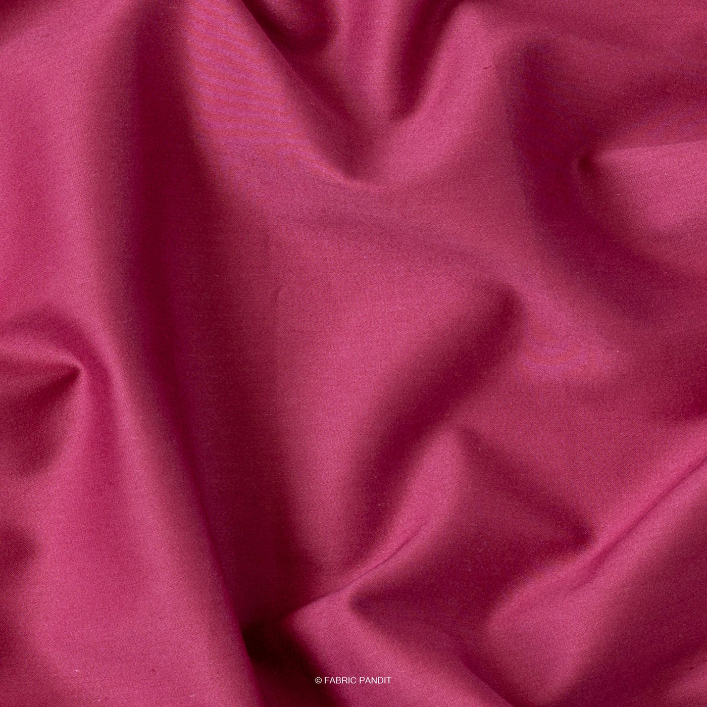 Fabric Pandit Cut Piece 1.00M (CUT PIECE) Rouge Pink Pure Cotton Lycra Stretch Men's Shirt Fabric (Width 54 inch)