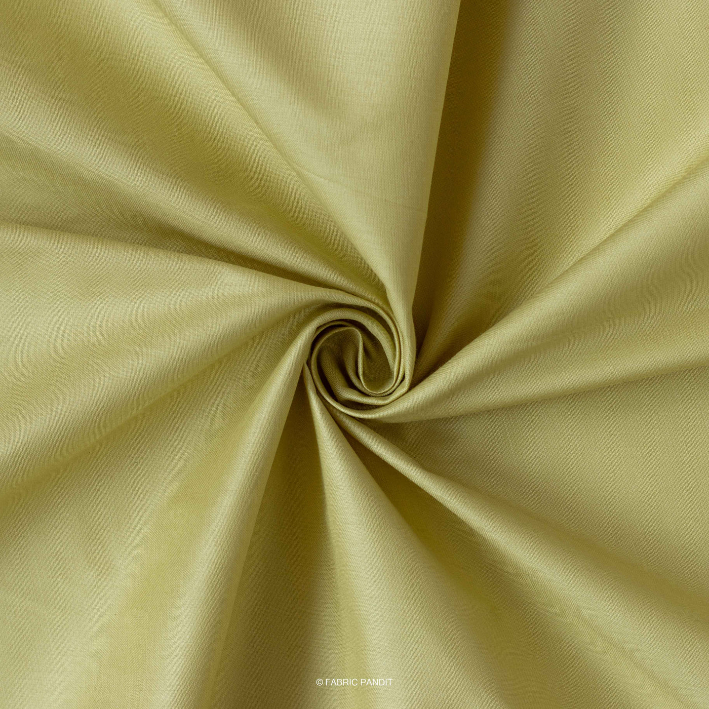 Fabric Pandit Cut Piece 1.25M (CUT PIECE) Dusty Green Color Plain Cotton Satin Fabric (Width 42 Inches)