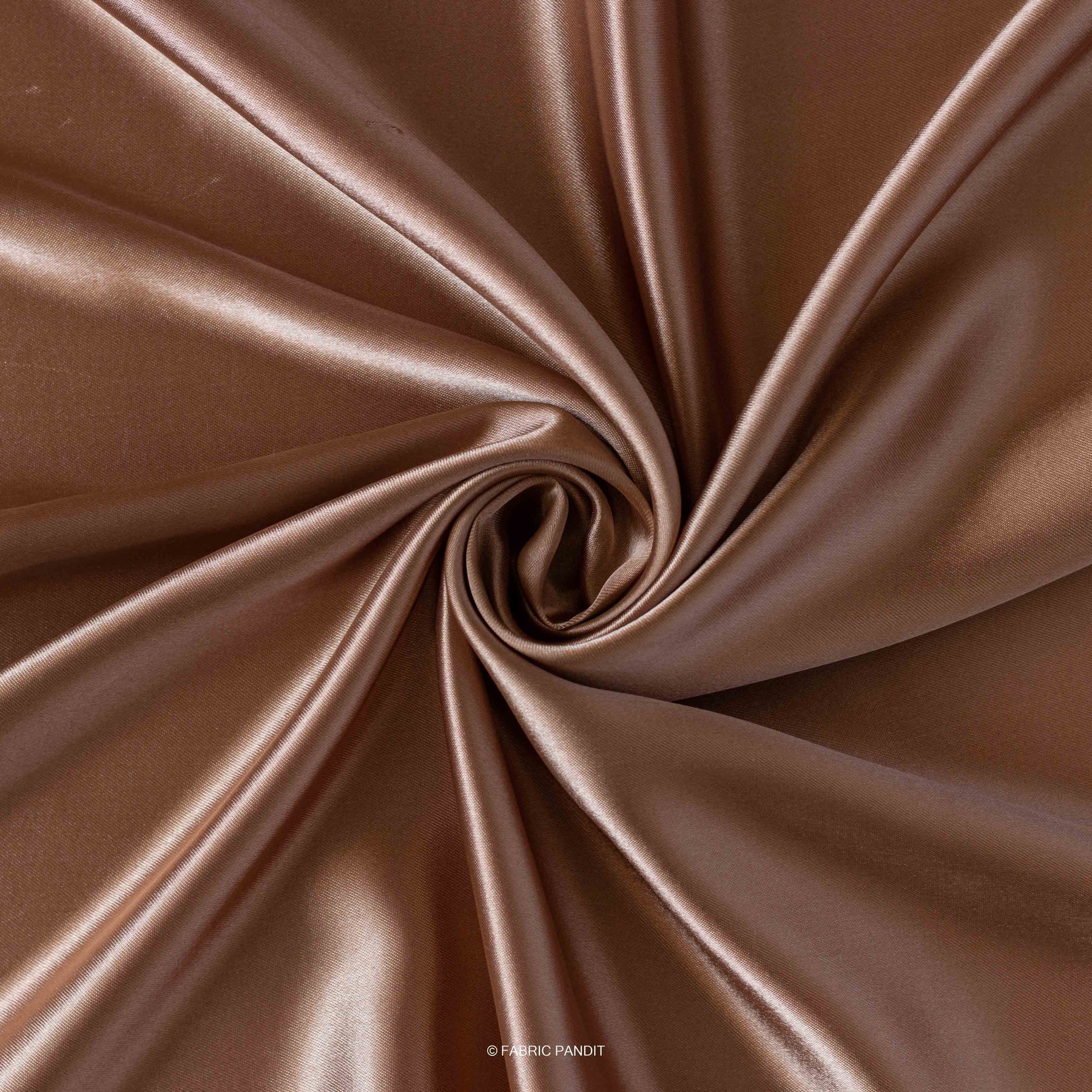 CUT PIECE) Brown Plain Premium Ultra Satin Fabric (Width 44 Inches) – Fabric  Pandit
