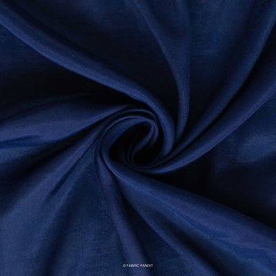 Fabric Pandit Cut Piece (CUT PIECE) Dark Navy Blue Color Viscose Shantoon Fabric (Width 44 Inches)