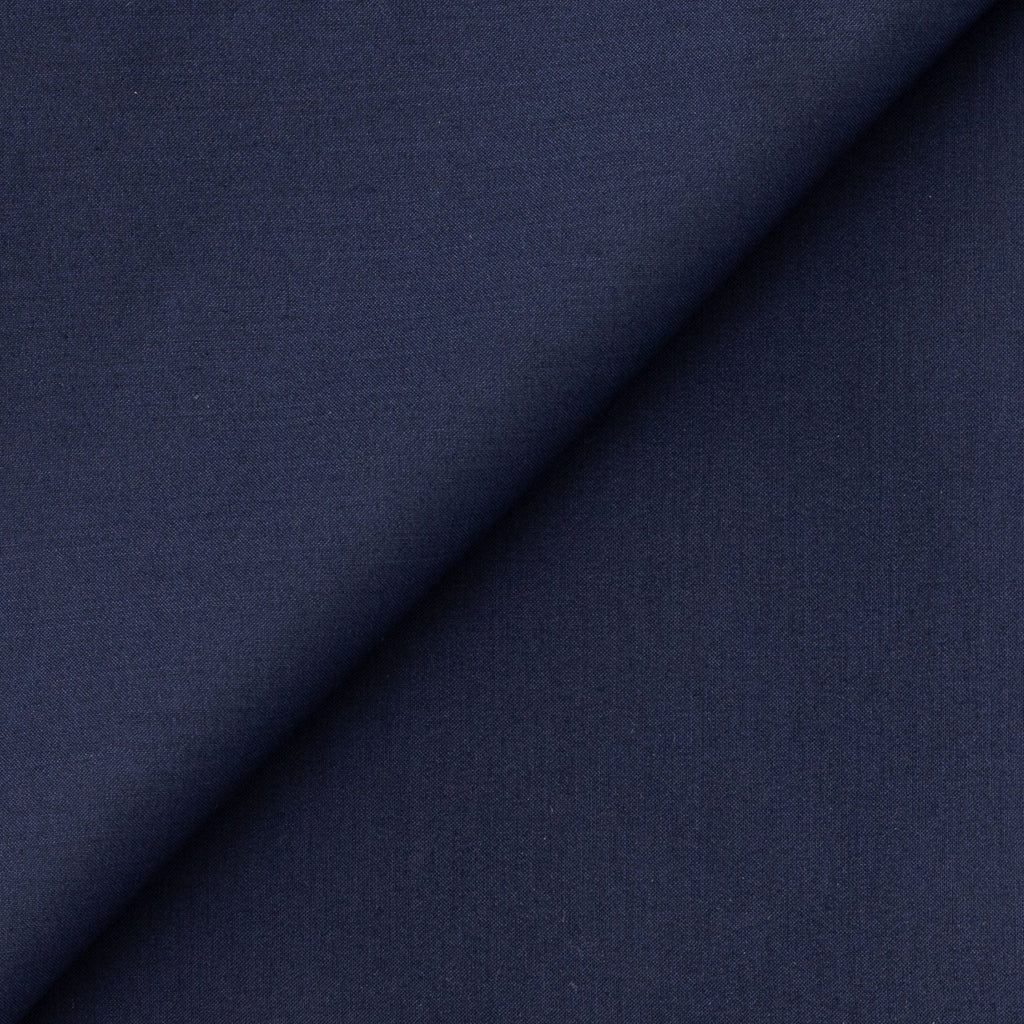 Fabric Pandit Cut Piece (CUT PIECE) English Blue Cotton Poplin Men's Shirt Fabric (Width 58 inch)