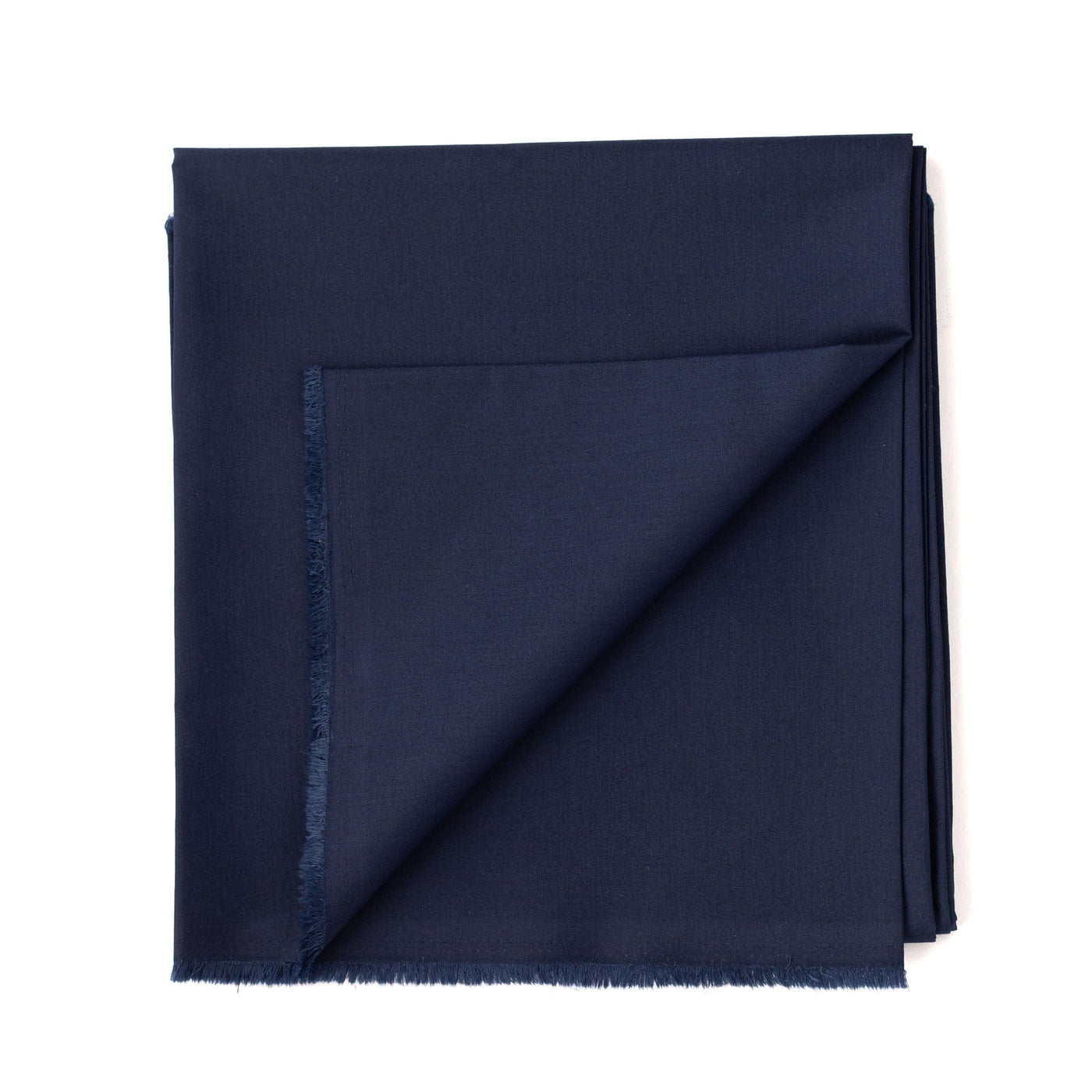 Fabric Pandit Cut Piece (CUT PIECE) English Blue Cotton Poplin Men's Shirt Fabric (Width 58 inch)