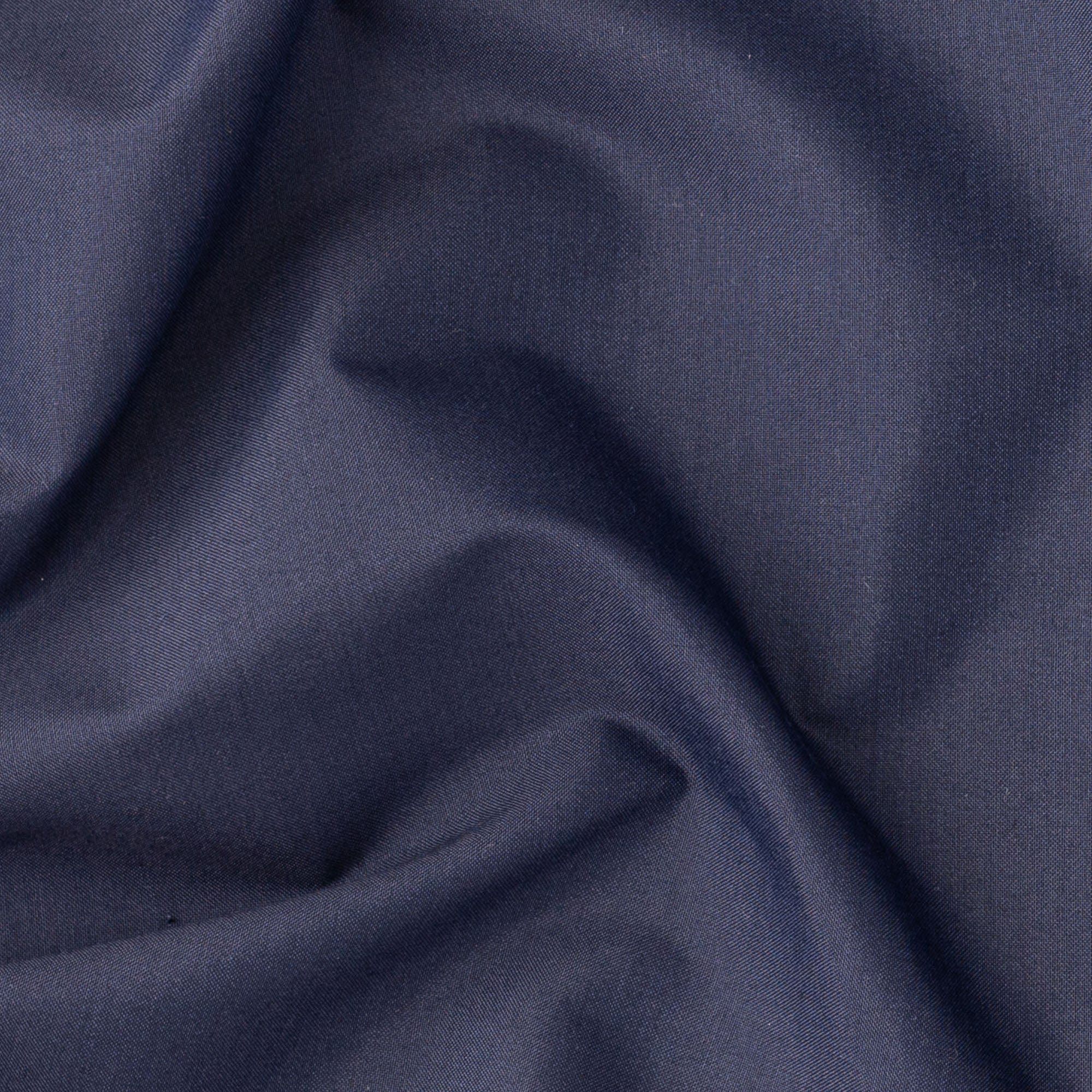 Fabric Pandit Cut Piece (CUT PIECE) English Blue Cotton Poplin Men's Shirt Fabric (Width 58 inch)