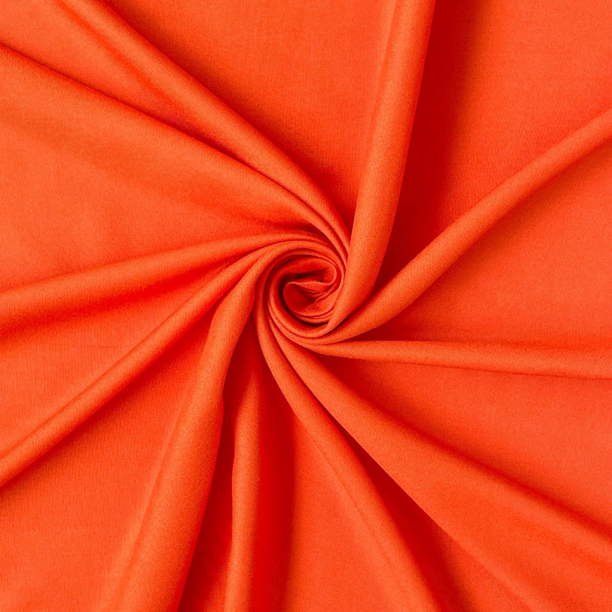 Fabric Pandit Cut Piece (CUT PIECE) Marmalade Color Pure Rayon Fabric