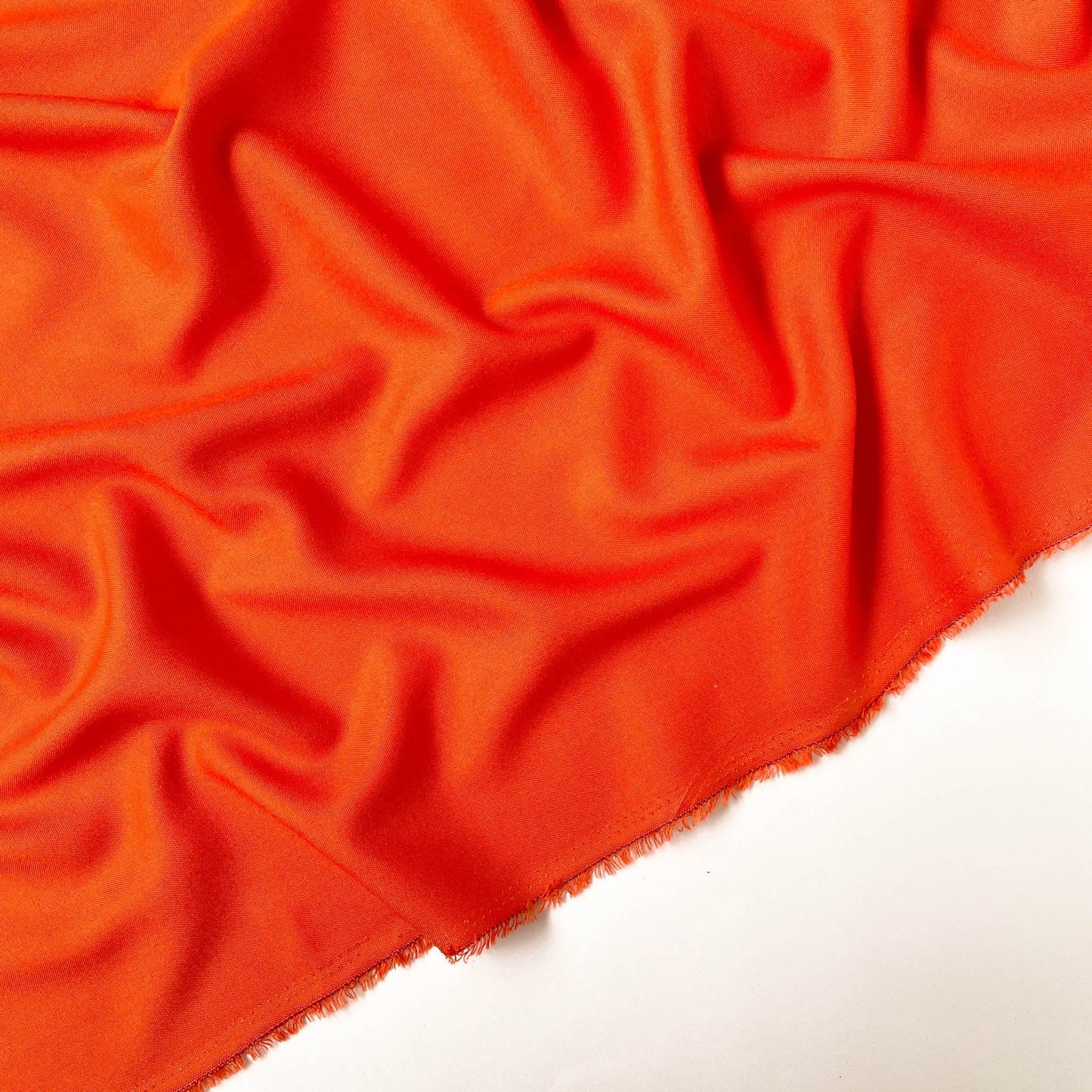 Fabric Pandit Cut Piece (CUT PIECE) Marmalade Color Pure Rayon Fabric