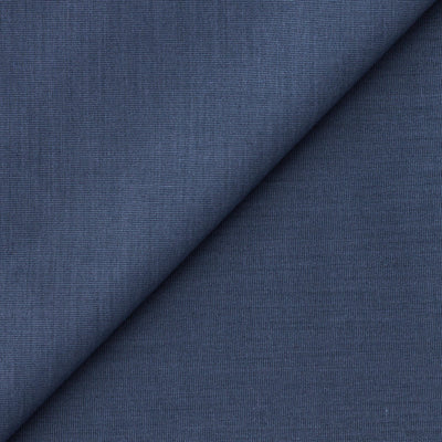 Fabric Pandit Cut Piece (CUT PIECE) Steel Blue Textured Cotton Fabric (Width 58 inch)