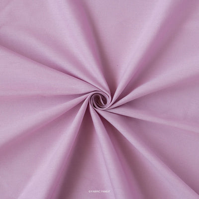 Fabric Pandit Cut Piece (CUT PIECE) Thistle Purple Color Pure Cotton Linen Fabric (Width 58 Inches)