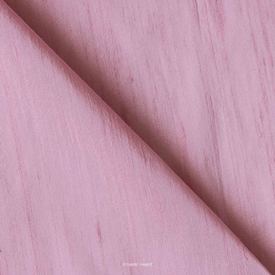 Fabric Pandit Cut Piece (CUT PIECE) Valentine Pink Plain Premium Silk Fabric (Width 46 Inches)