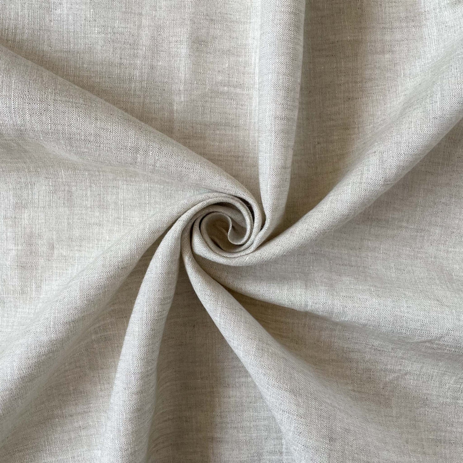 Fabric Pandit Fabric Ash Grey Plain Premium 40 Lea Pure Linen Fabric (Width 58 Inches)