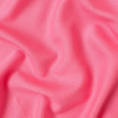 Fabric Pandit Fabric Brilliant Rose Color Pure Rayon Fabric