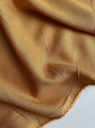 Fabric Pandit Fabric Canvas Brown Colour Pure Rayon Fabric