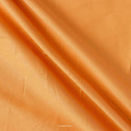 Fabric Pandit Fabric Carrot Orange Color Plain Cotton Satin Fabric (Width 42 Inches)