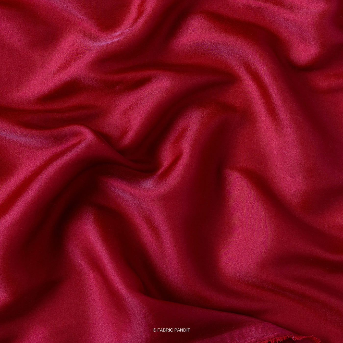 Red Silk Fabric