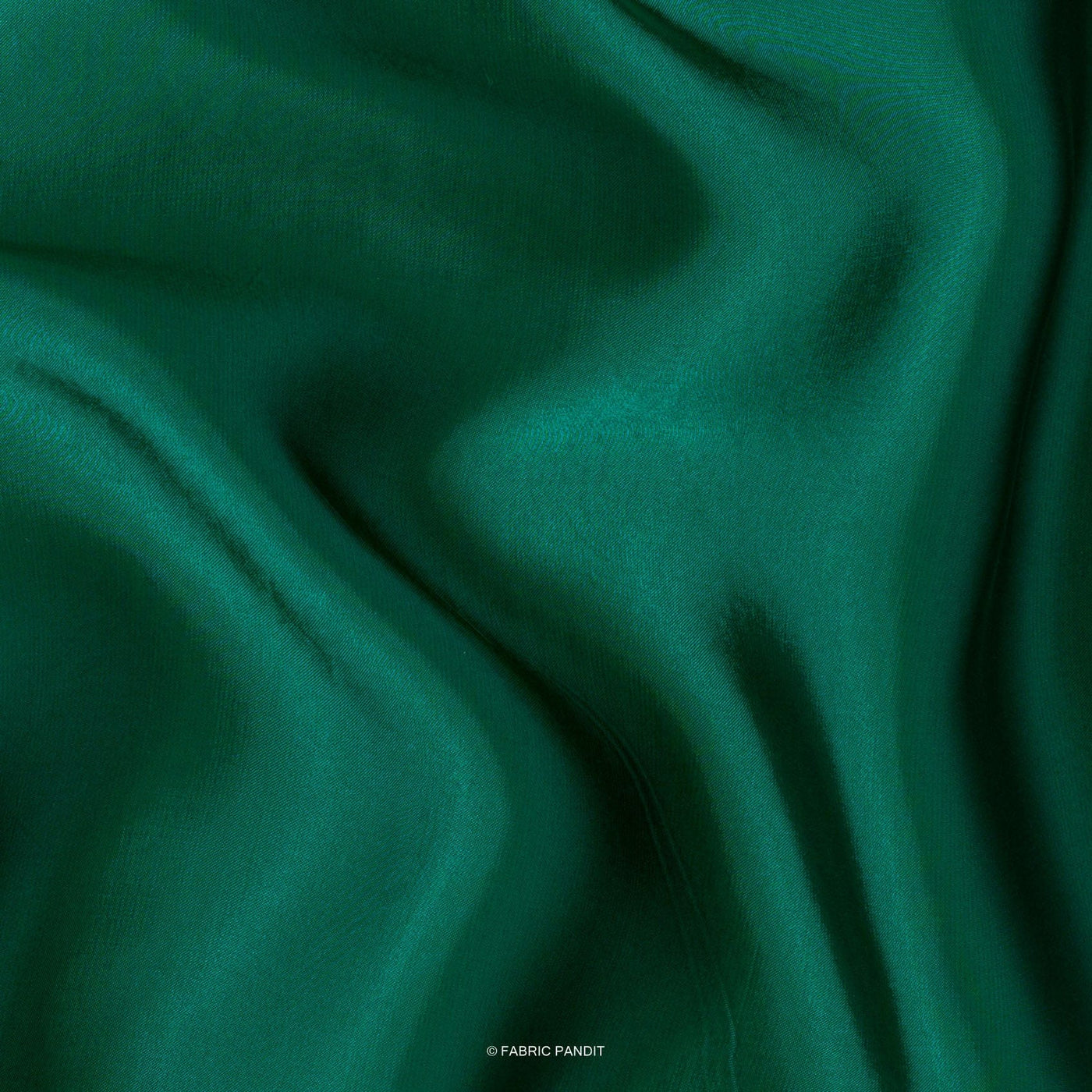 Bottle Green Color Pure Georgette Fabric (Width 44 Inches) – Fabric Pandit