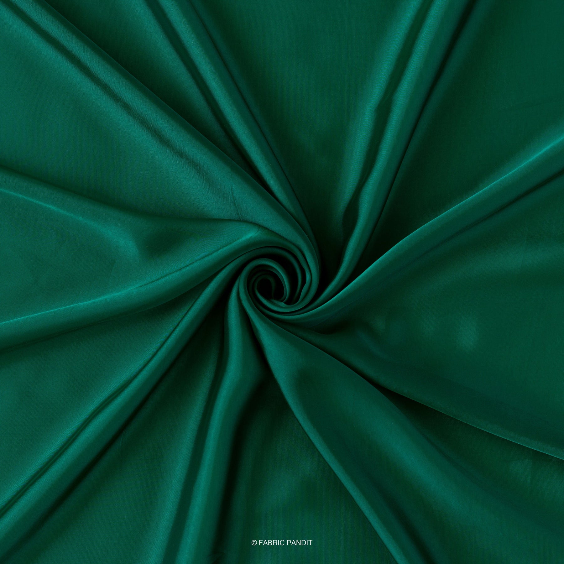 Bottle Green Color Pure Georgette Fabric (Width 44 Inches) – Fabric Pandit