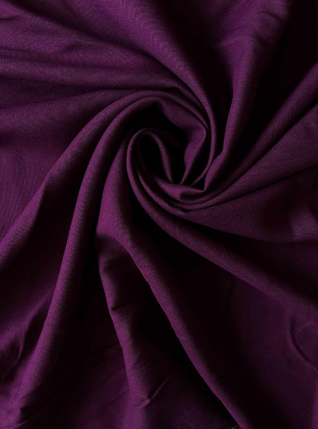 Fabric Pandit Fabric Dark Purple Color Pure Rayon Fabric