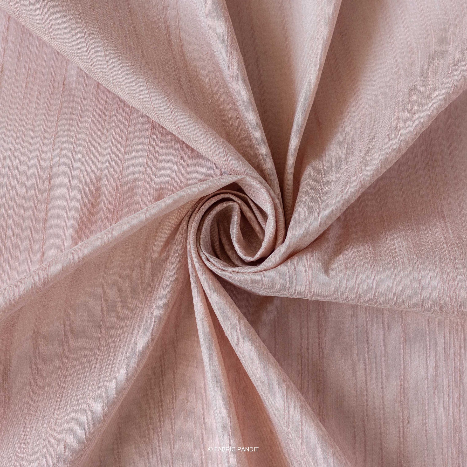Coral Pink Plain Premium Dual Tone Paper Silk Fabric (Width 44 Inches) –  Fabric Pandit