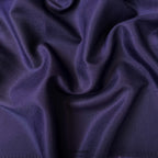 Fabric Pandit Fabric Eggplant Violet Twill Premium Suiting Fabric (Width 58 Inches)