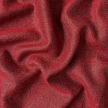 Fabric Pandit Fabric Garnet Red Plain Premium 60 Lea Pure Linen Fabric (Width 58 Inches)